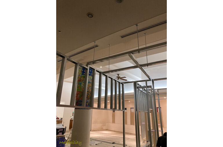横浜市某所　レストラン工事 施工風景