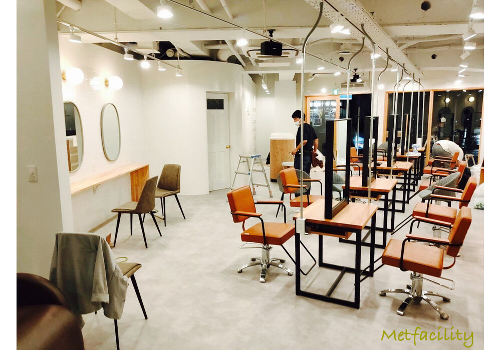 橋本　美容院　新装工事