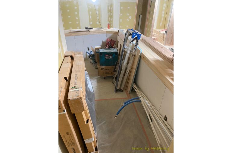 東京都　銀座　寿司店 新装工事 施工風景