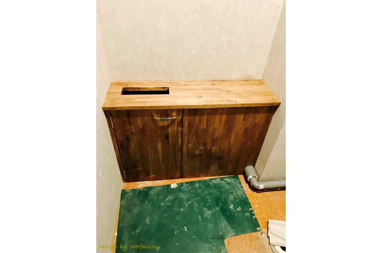 横浜市　某所　ビューティーサロン店　施行風景