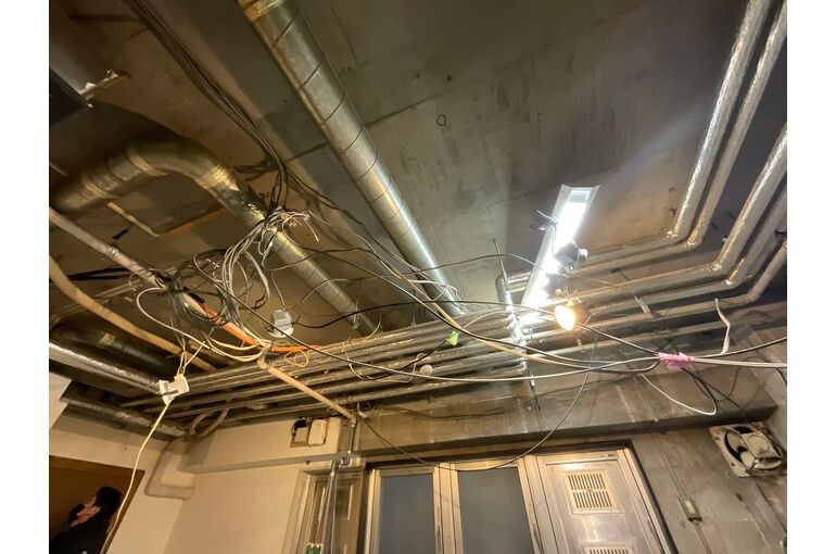 金沢文庫　飲食店　新装工事　現地調査風景